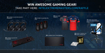 Win 1 of 23 Gaming Gear Prizes [Mouse/Keyboard/CPU/Headset/SSD] from Intel Extreme Masters/Turtle Entertainment