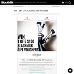 Win 1 of 5 $100 BlackMilk Clothing Vouchers