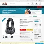 Audio Technica ATH M40x - $115 Delivered @ Store DJ