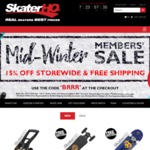 SkaterHQ 15% off and Free Shipping (Including Micro Scooters)