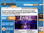 $54 to See FAME The Musical at Capitol Theatre on Any Friday or Sunday Evening - Oct & Nov