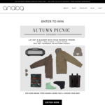 Win a Clothing, Shoes & Accessories Prize Pack from Analog Watch Co.