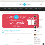 Win £200 to Spend at Gifts with Style!