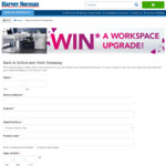 Win a Workspace Upgrade Bundle Worth $1,607 from Harvey Norman