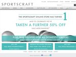 Sportscraft Take a Further 50% off Online Purchases Free Postage