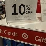 10% off Event Cinemas Gift Cards at Target