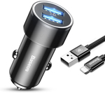 Baseus 3.4A Dual USB Car Charger Led Fast Charger with Cable AU $8.99 (Was AU$20) + Free Shipping @ eSkybird