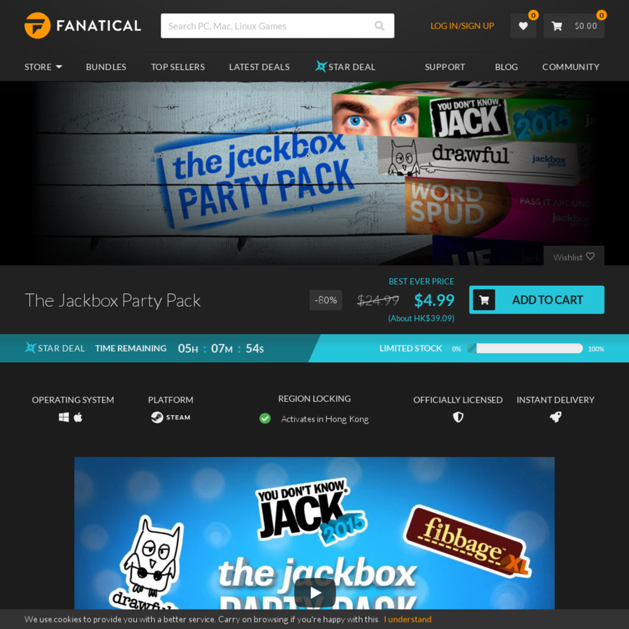 the jackbox party pack bundle ps4