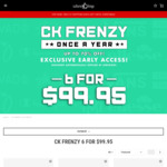 'Culture Kings Frenzy' - 6 for $100, 5 for $50, 2 for $60, 2 for $100, up to 70% off