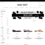 30% off Storewide Includes New Release, Sale and Outlet Items In-Store and Online @ NineWest