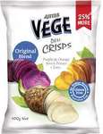 1/2 Price: Vege Deli Crisps Varieties 100g $2.62, Vege Chips Varieties 100g $1.80 – From the Health Food Aisle  @ Woolworths