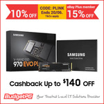 [eBay Plus] Samsung 970 EVO Plus 2TB $569.50 ($484.50 after $85 Cashback Redemption) Delivered @ Budget PC eBay