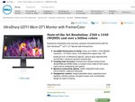 Dell U2711 27" Ultrasharp WQHD IPS Monitor - $100 Price Drop to $699 Delivered
