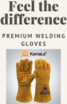 Premium CE Certified Long MIG Welding Gloves Gauntlet 915 L $24 Delivered (20% Off) @ Dolbomaustralia via eBay
