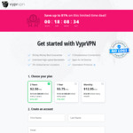 Vypr VPN 80% off Regular Price - $2.50 US/Month (~ $3.70 AU) Charged $60 US (~ $88.69 AU) Once Every 2 Years @ Golden Frog