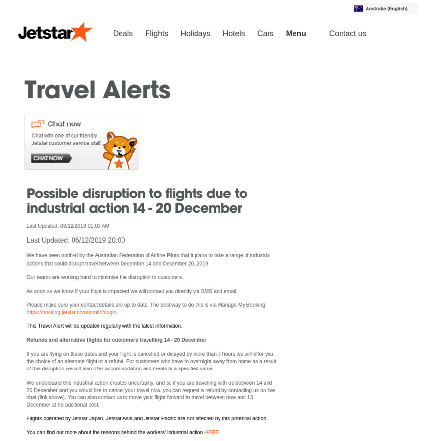 jetstar delayed baggage