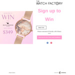Win an Olivia Burton Watercolour Florals Rose Gold Mesh Ladies Watch Worth $349 from The Watch Factory