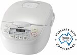 Panasonic 5 Cup Rice Cooker SR-CN108WST $110.25 Delivered (Was $186) @ Amazon AU