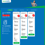 Lycamobile Prepaid SIM Starter Packs $1 1GB, $5 8GB, $10 30GB for the First 28 Days (New Customers)