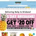 [QLD] $20 off $120* - Harris Farm Online (Brisbane)