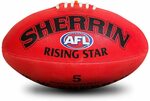 Sherrin Rising Star AFL Ball, Sizes 4 & 5 $10 (Typically $19+) + Delivery ($0 with Prime/ $39 Spend) @ Amazon AU