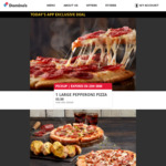 $3 Large Pepperoni Pizza (Pick up) @ Domino's (App Only)
