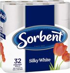 Sorbent Toilet Tissue, White, 32 Rolls $13.33 + Delivery ($0 with Prime/ $39 Spend) @ Amazon AU