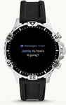 Fossil Gen 5 Garrett HR Black Silicone (FTW4041) $150 Delivered @ Fossil & The Iconic