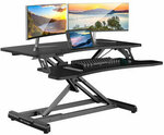 BlitzWolf BW-ESD1 Pneumatic Adjustable Standing Desk Table US$74.99 (~A$100.70) Delivered (AU Stock) @ Banggood AU
