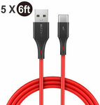 BlitzWolf BW-TC15 3A USB-A to USB-C 1.8m Cable 5 Pack US$12.99 (~A$16.81) AU Stock Delivered @ Banggood