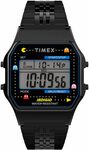 TIMEX T80 X PAC-MAN 34mm Digital Watch - Black $77.38 + Delivery ($0 with Prime) @ Amazon US via AU
