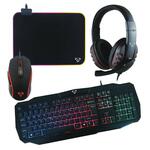 Precision 4-in-1 RGB Gaming Bundle (M+KB, Mousepad, Headset) $49 Delivered (was $99) @ Australia Post
