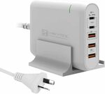 HEYMIX USB C Charger Dock, 120W 5-Port with Dual Type C PD 3.0 QC $63.74 Delivered @ AU SELECT via Amazon AU