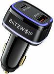 BlitzWolf BW-SD8 118W USB PD & QC 3.0 Car Charger US$16.99 (~A$23.78) AU Stock Delivered @ Banggood