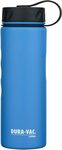 DURA-VAC Vacuum Insulated Hydration Bottle, 600ml, Blue $10.95 (Was $24.99) + Delivery ($0 Prime/ $39 Spend) @ Amazon AU