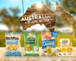 Up to 50% off Select Australian-Made Snacks: Smith's Oven Baked, Grainwaves, Sunbites, Tostitos, Buy 2 Save $2 @ Woolworths