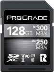 ProGrade SDXC UHS-II V90 300R Memory Card 128GB $126.85, 256GB $226.30 Delivered @ Prograde via Amazon AU