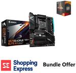 AMD Ryzen 5 5600x + Gigabyte X570S AORUS ELITE AX Motherboard $539.10 Delivered + 1% Surcharge @ Shopping Express