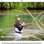 Win 1 of 2 Fishing Trips in The Taupo Region of New Zealand (Flights Not Included) from Destination Lake Taupo Trust
