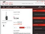 Buy This Handheld UHF-CB Radio: ICOM IC-41S for Au $375; Get HM-159L Speaker-Mic Valued $105 FREE