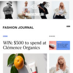 Win $500 to Spend at Clémence Organics from Fashion Journal