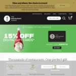 15% off Restaurant Choice Digital Gift Cards @ The Restaurant Choice