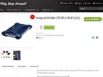 Iomega eGo Portable 1TB USB 3.0 BLUE 35255 for $125.00 with Coupon