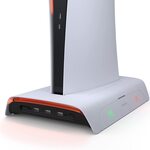 PS5 RGB Cooling Station 2 controller charging station 3 usb hubs 10 games storage $72.24 Delivered @ KIWI design via Amazon AU