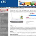 D-Link DIR-825 Xtreme N Dual Band Gigabit Router $55 after $30 End User Cashback @ CPL Online