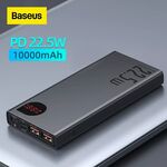 Baseus 22.5W Power Bank 10000mAh $25.91, 20000mAh $29.81 Delivered @ Baseus via eBay