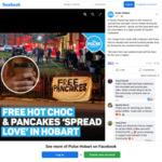 [TAS] Free Hot Chocolate, Coffee and Pancakes @ St David's Cathedral Hobart