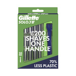 Gillette Solo 3 Men's Disposable Razor Blade 1 Handle + 20 Refills $14 @ Coles