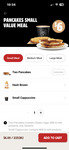 Breakfast (before 11am) - Pancakes Value Meal $6, 2 Whopper Jnr with 2 Small Chips $8 - Pickup Only @ Hungry Jack's via App