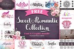 Sweet Romantic Collection Font & Graphic Bundle (43 Premium Fonts) - Free (Valued US$642) @ Creative Fabrica